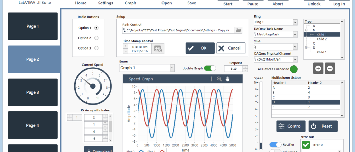 LabVIEW UI